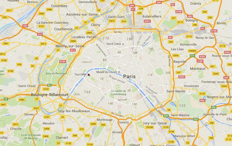 Carte Emplacement De La Tour Eiffel 4 
