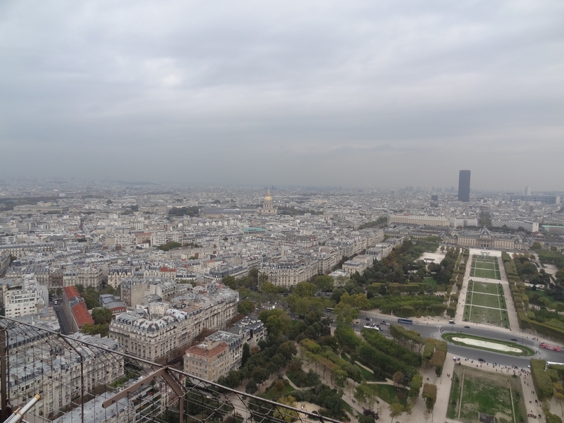 Paris seen from the 2nd floor of the Eiffel Tower